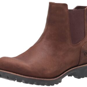 Chaco Men's Fields Chelsea Waterproof Boot, Chestnut Brown, 8.5