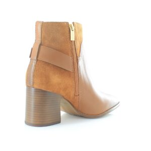 Vince Camuto Women's Evelanna Stacked Heel Bootie Ankle Boot, Golden Walnut, 11