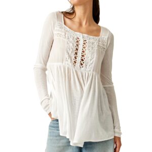 Free People Pretty Please Tunic Ivory XS (Women's 0-2)